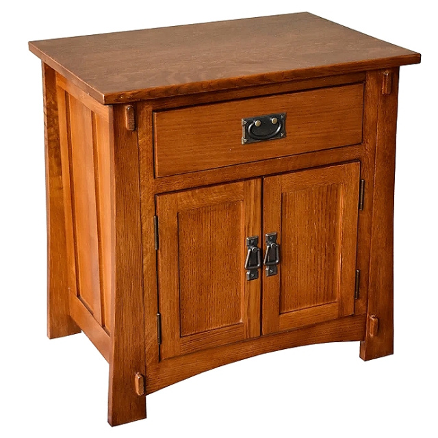 Quarter Sawn Cherry Mission Craftsman Side Table